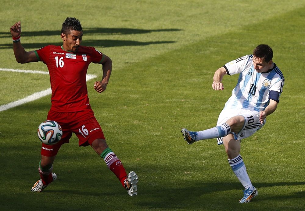 Lionel Messi Argentina Iran 2014 World Cup Group F 21062014