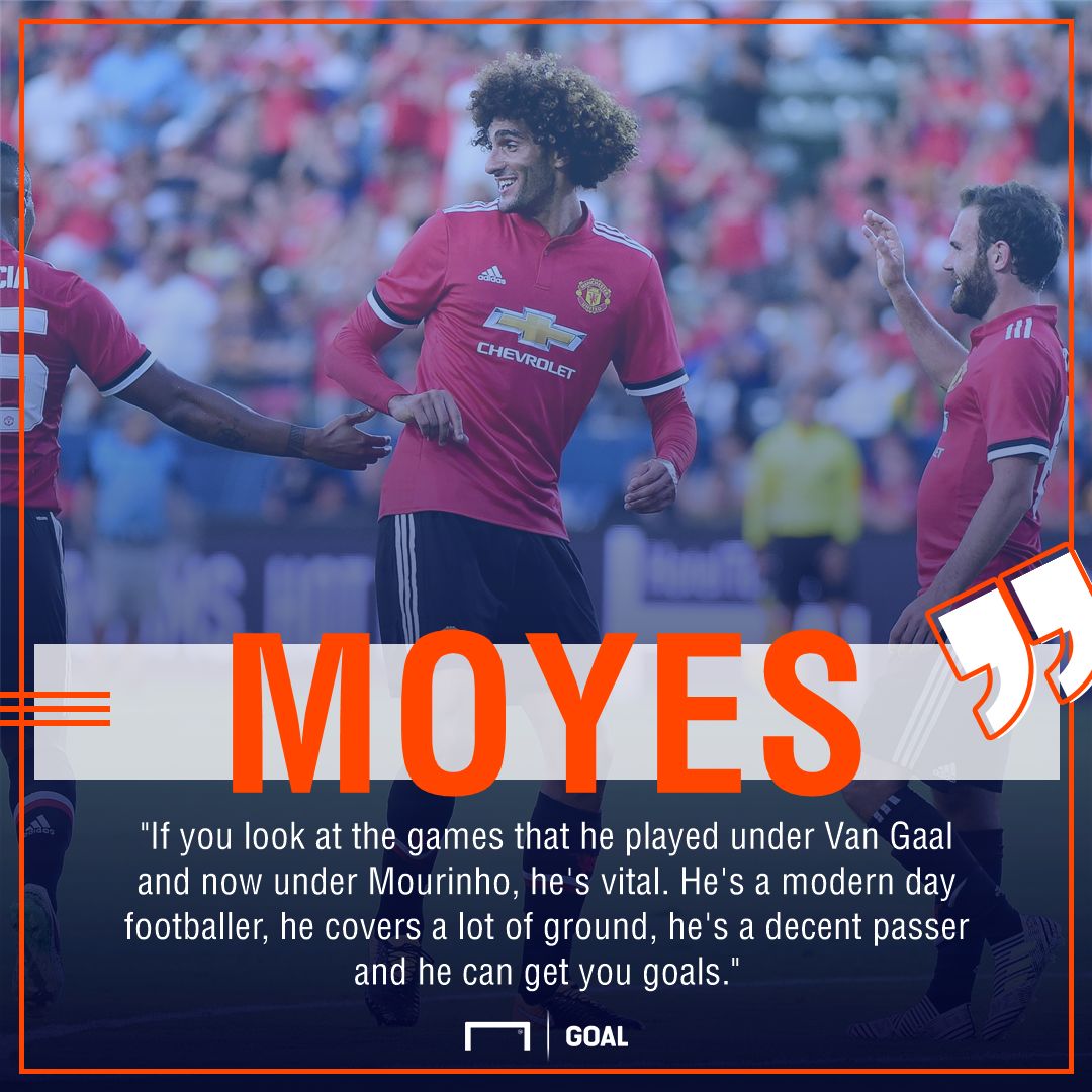 David Moyes Marouane Fellaini Manchester United