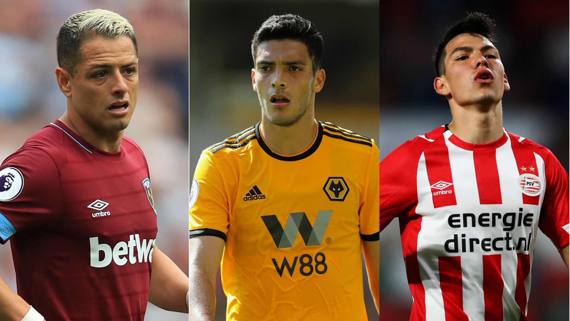 Chicharito - Raúl Jiménez - Hirving Lozano