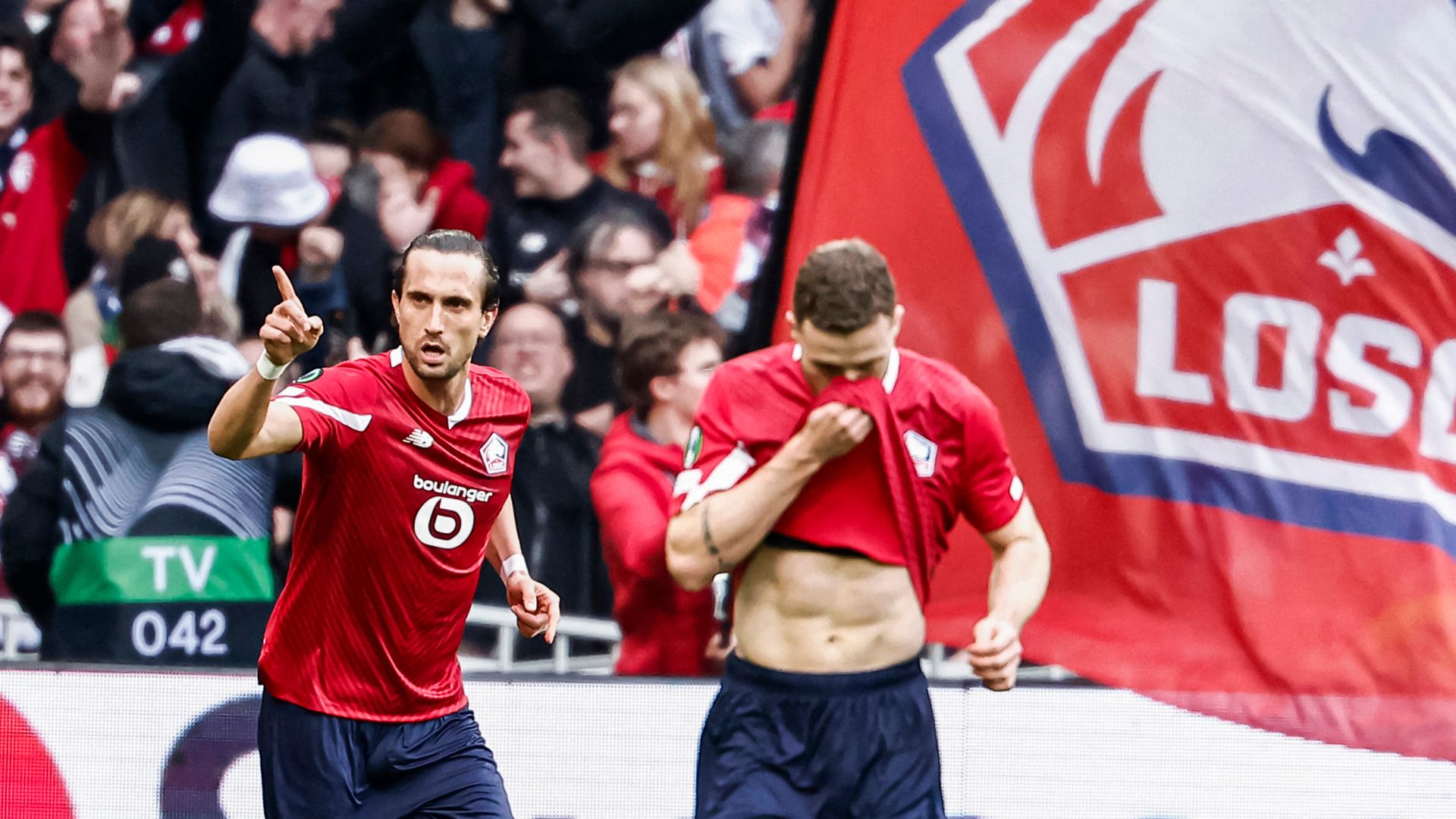 Yusuf Yazici Lille Aston Villa Europa Conference League 18042024