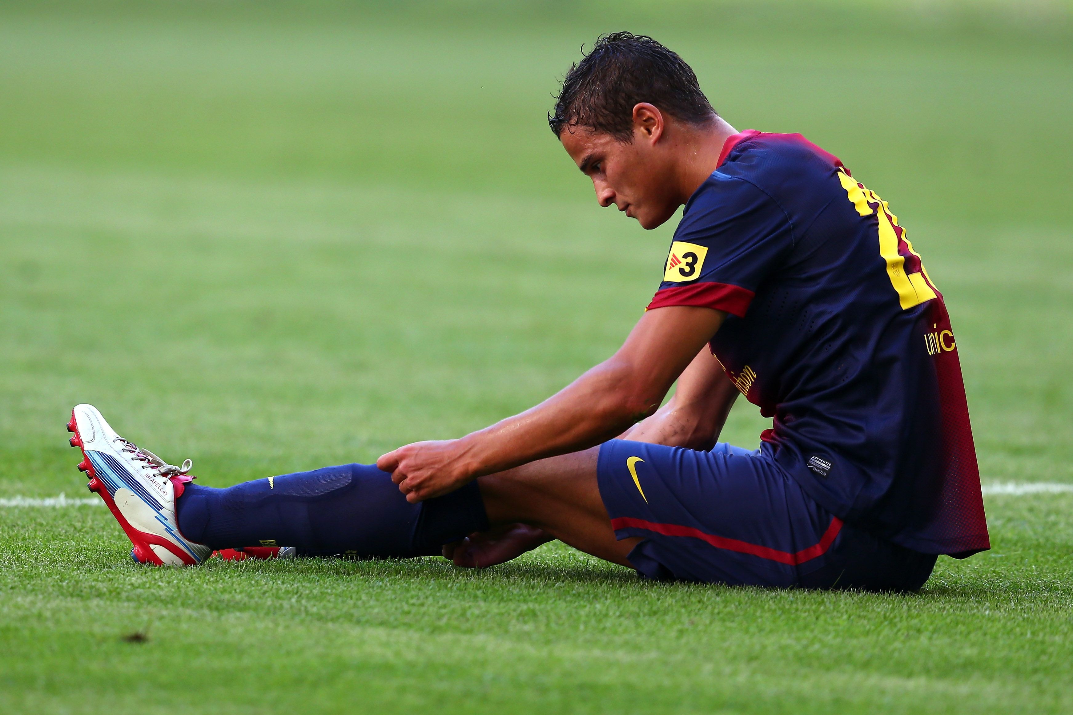 Barcelona midfielder Ibrahim Afellay