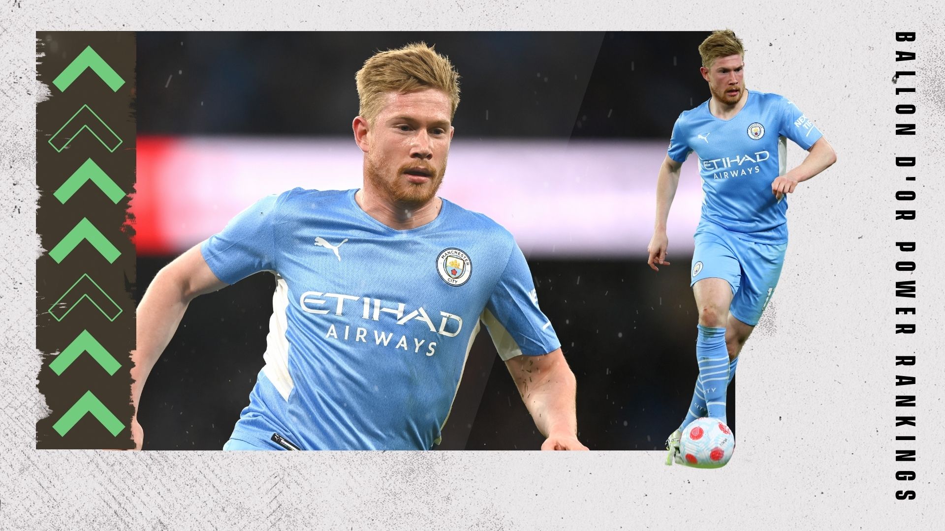 Kevin De Bruyne Ballon d'Or Rankings GFX