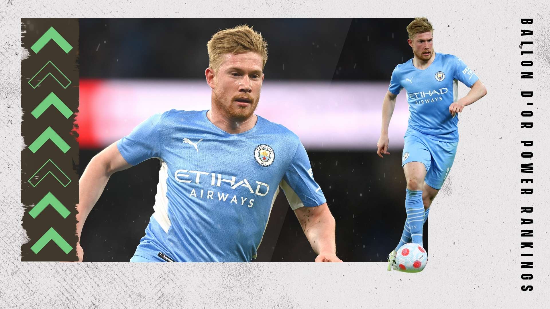 Kevin De Bruyne Ballon d'Or Rankings GFX