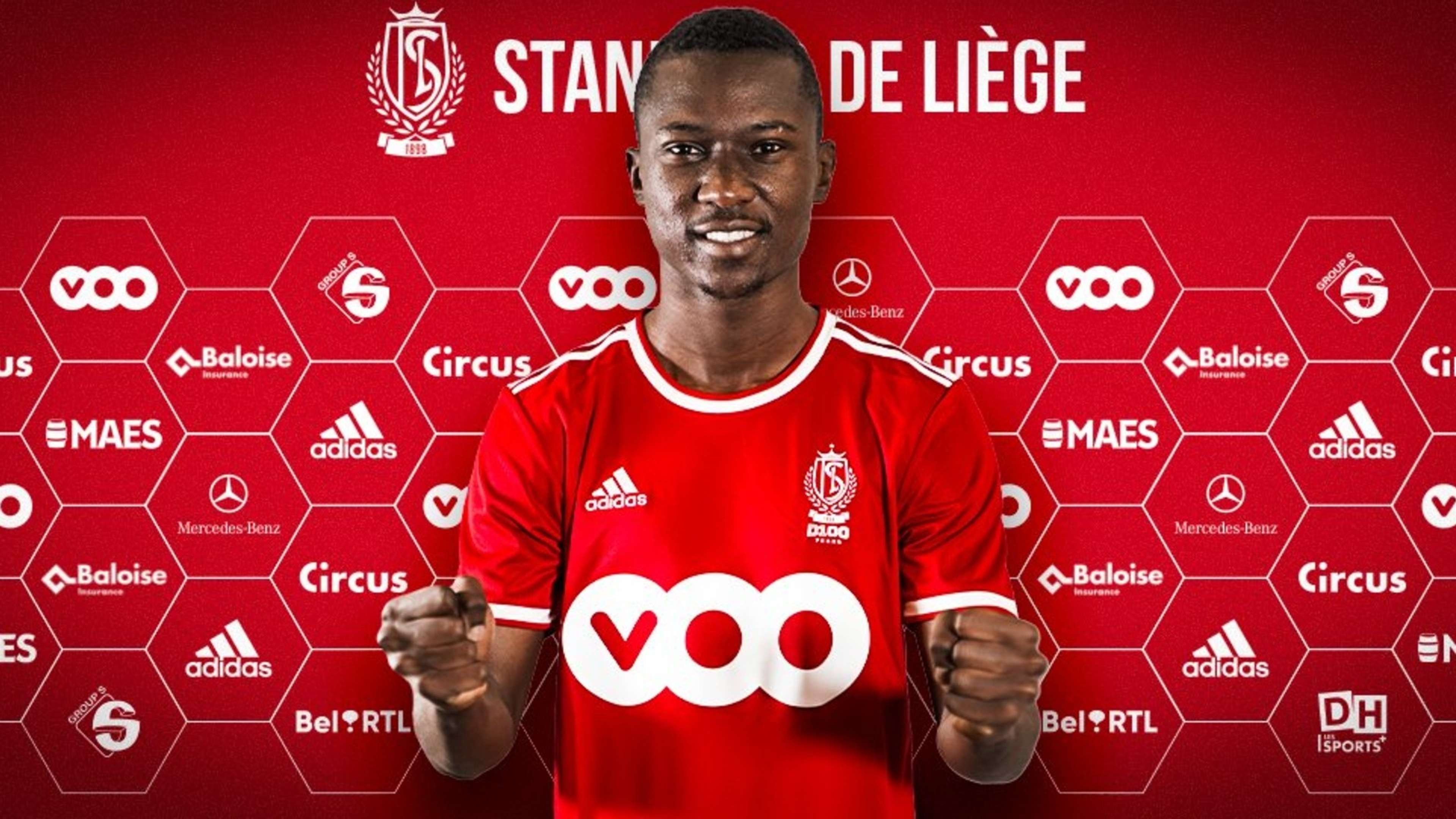 Standard Liege new signing Glody Likonza.