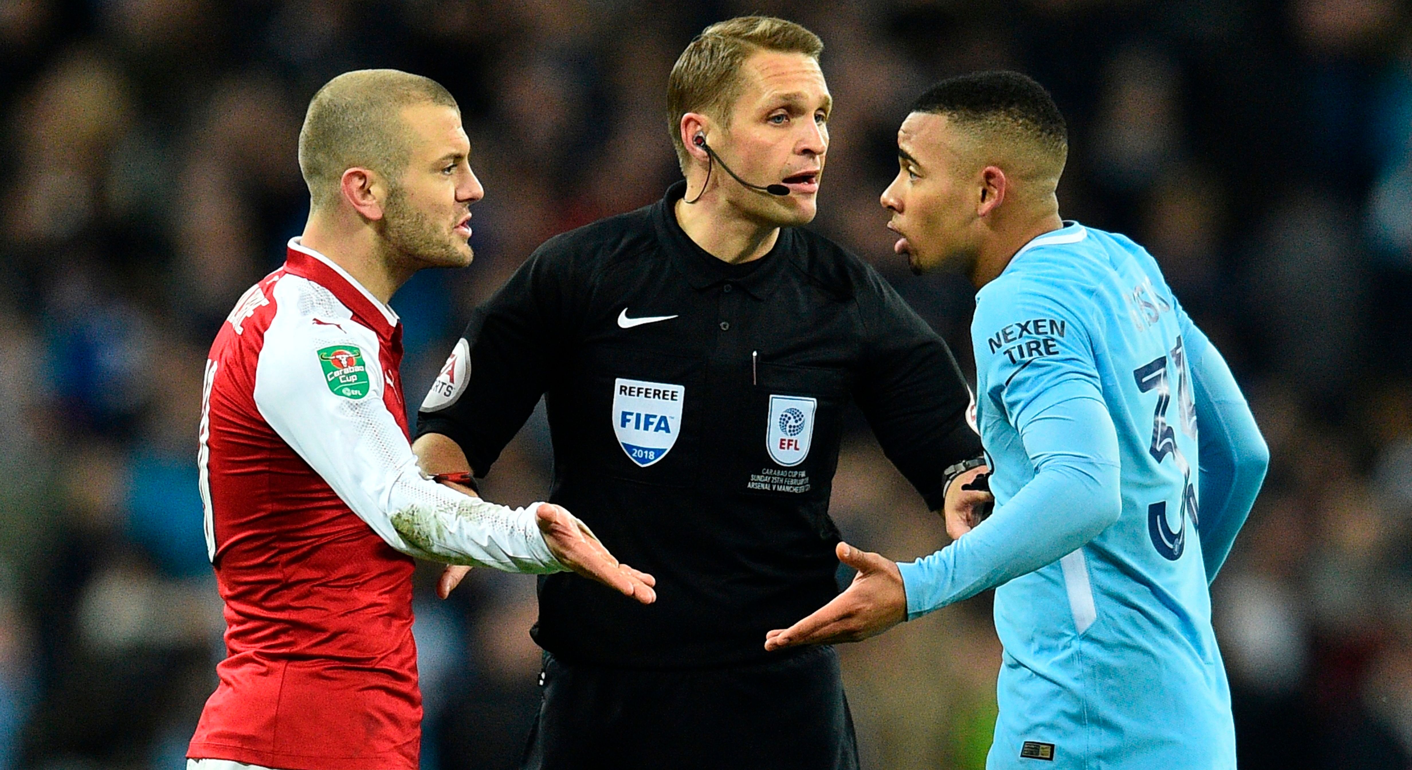 Jack Wilshere Gabriel Jesus Arsenal Manchester City