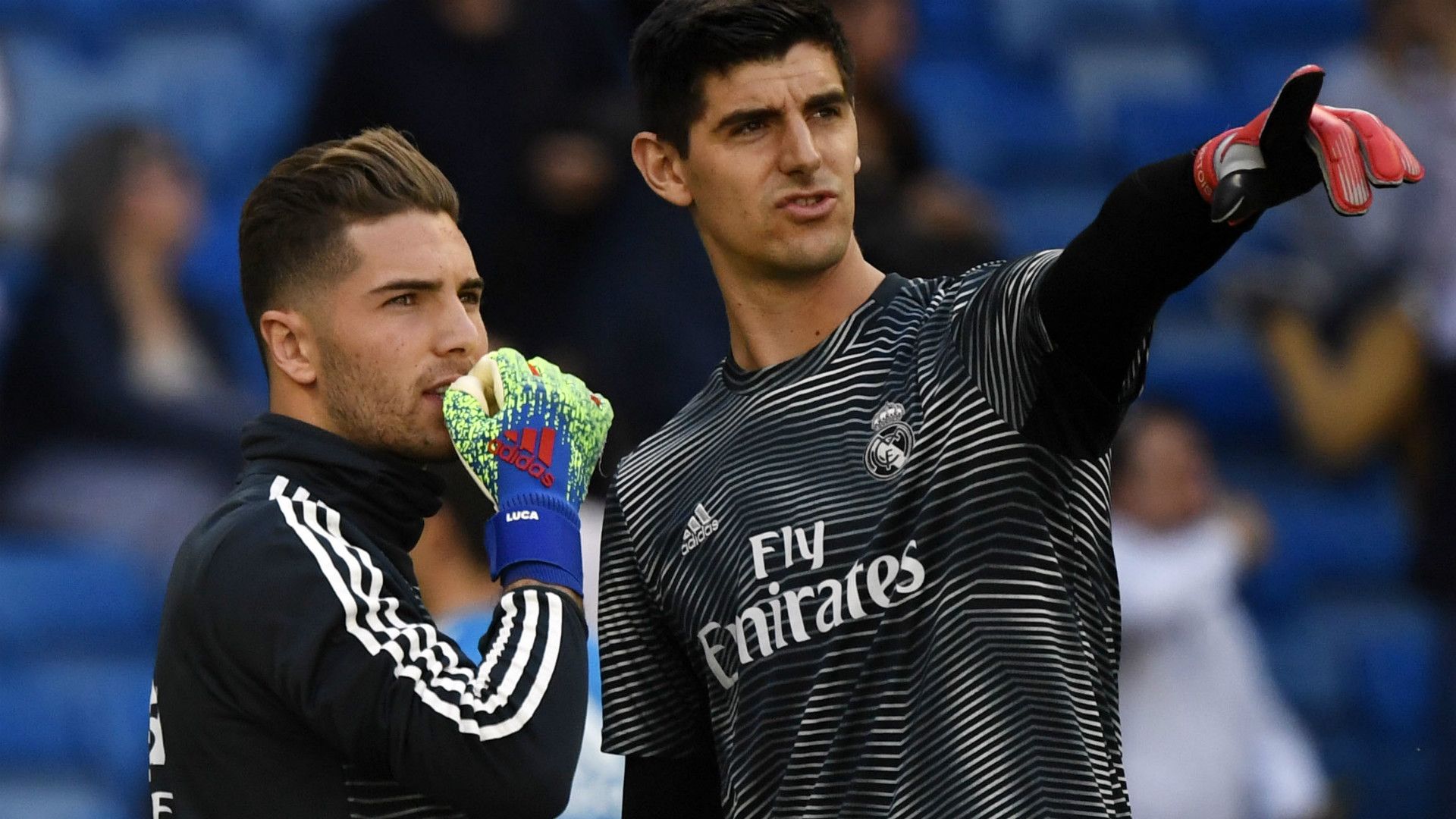 LUCA ZIDANE THIBAUT COURTOIS REAL MADRID