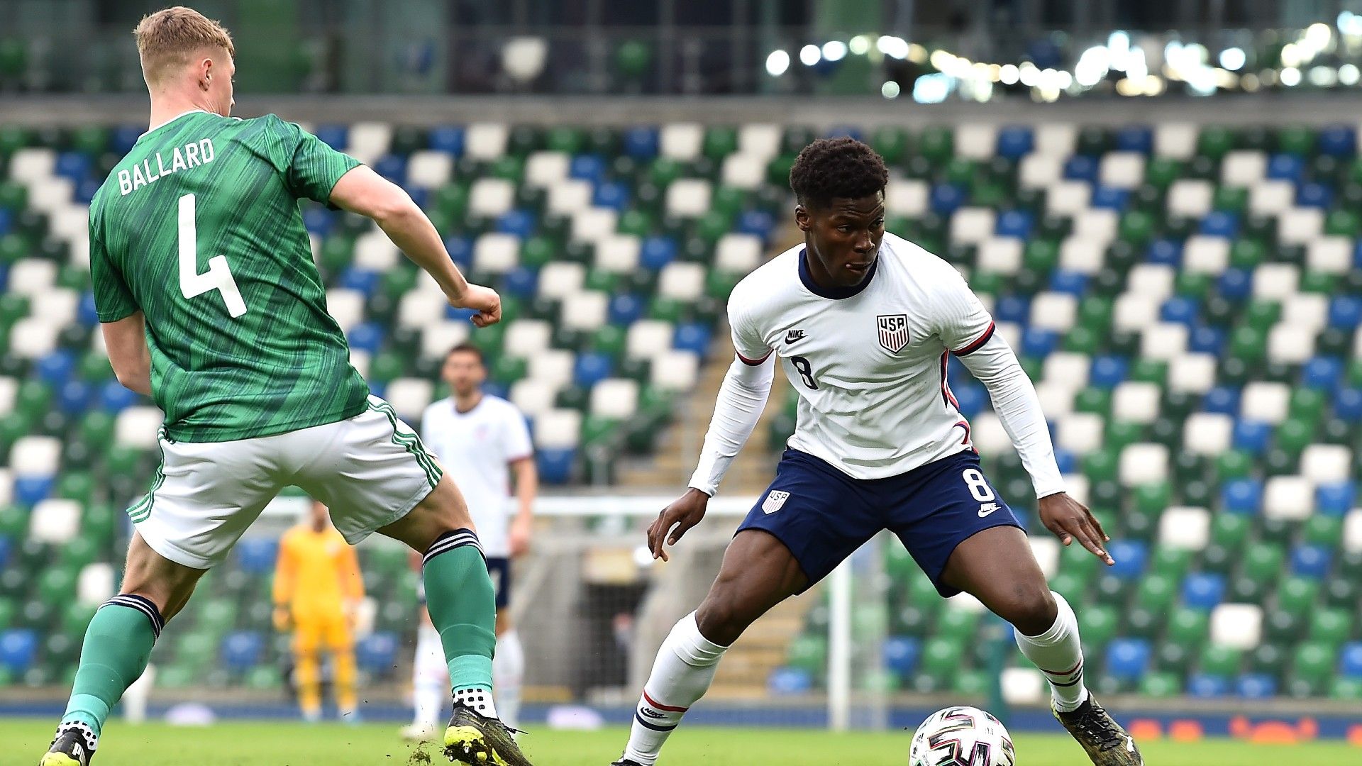 Yunus Musah Northern Ireland vs USMNT 2021