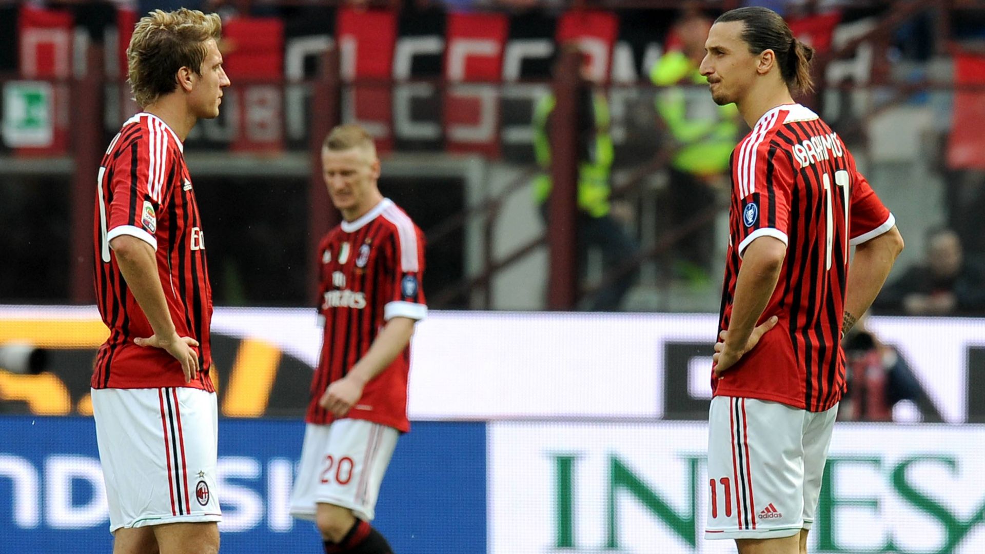 ONLY GERMANY Maxi Lopez Zlatan Ibrahimovic Milan 2012