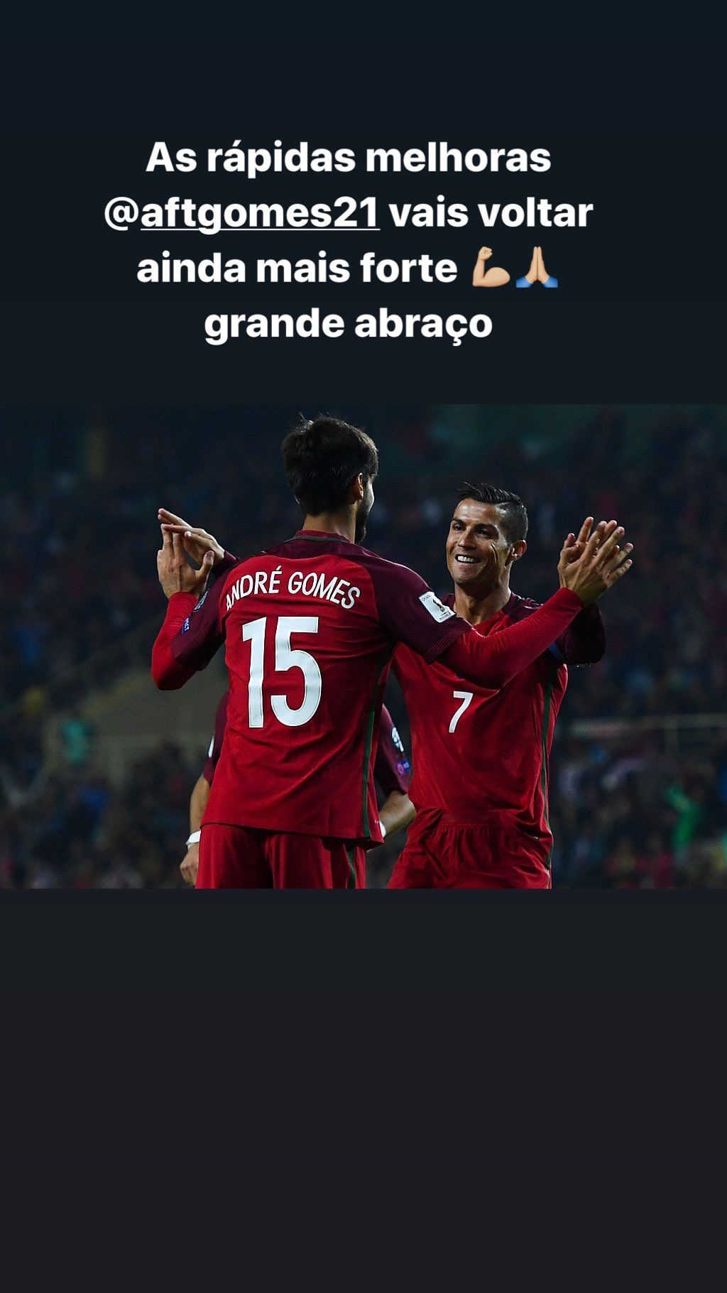 CR7-Andrè Gomes IG