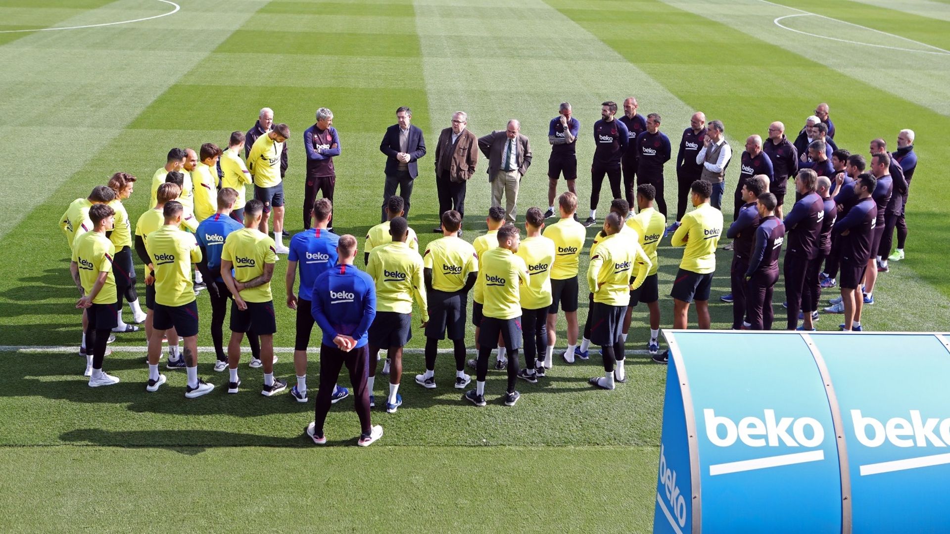 Barcelona, entrenamiento