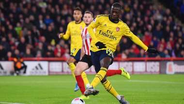 Nicolas Pepe, Arsenal miss vs Sheffield Utd