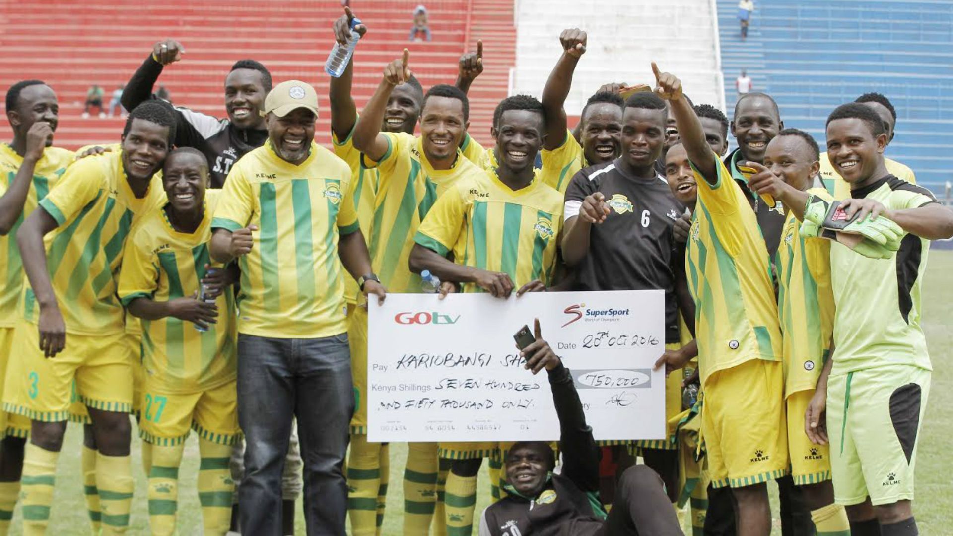 Kariobangi Sharks won the third play-off fixture against KCB at Nyayo Stadium