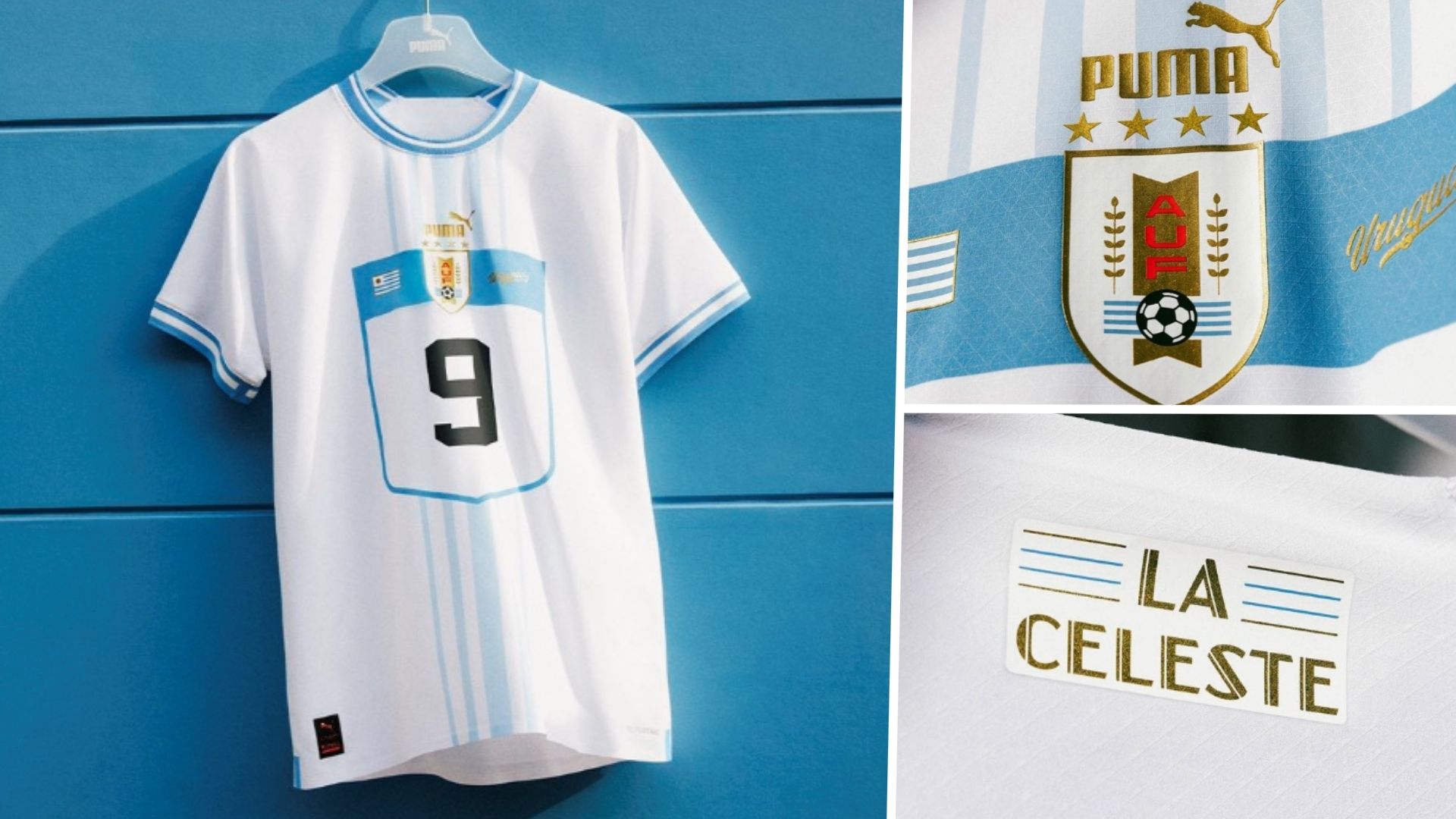 Uruguay away kit World Cup 2022