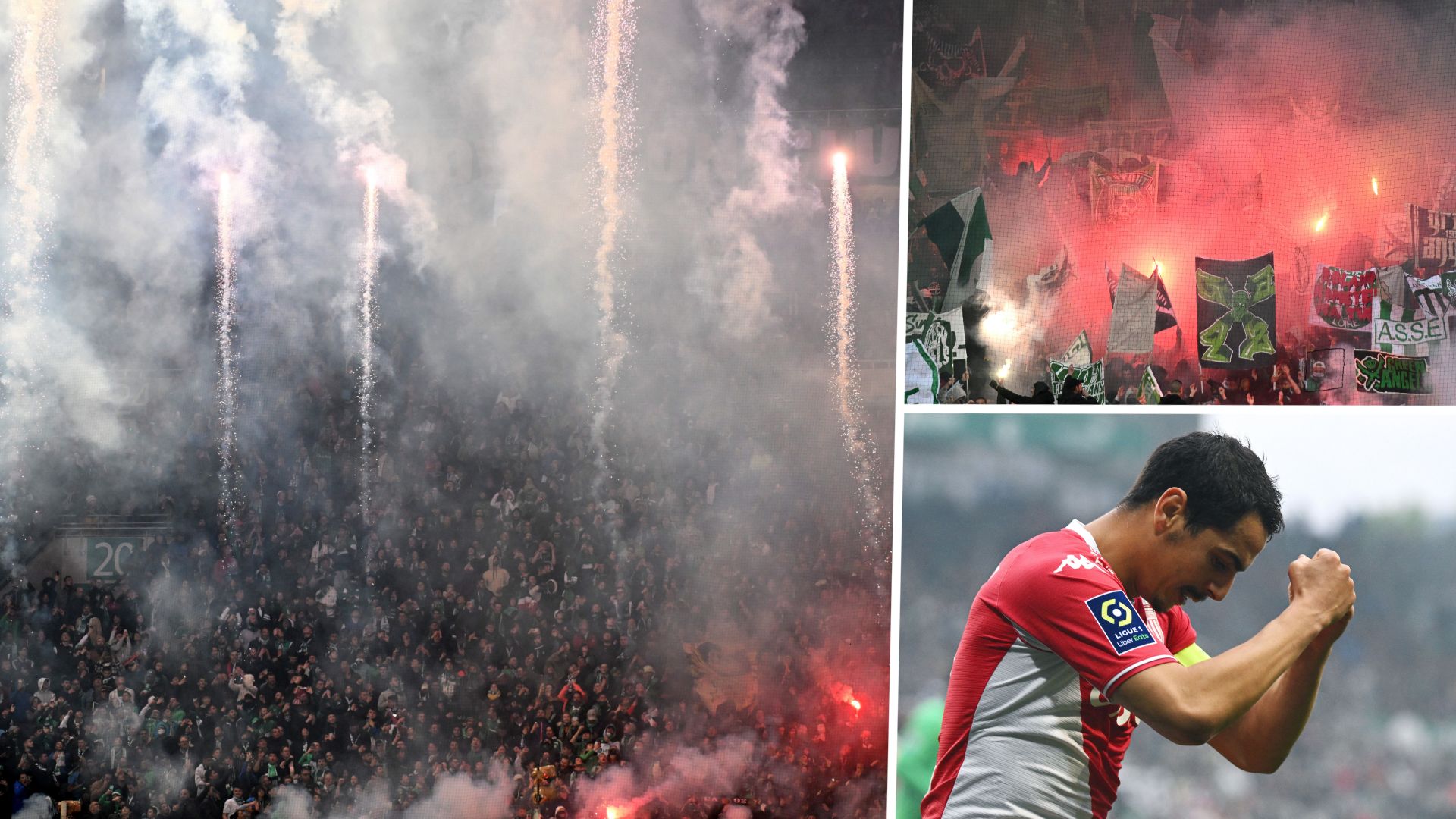 Ligue 1 ASSE Monaco Green Angels Chaudron