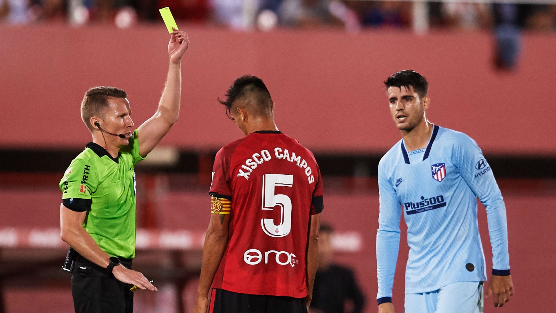 Morata Mallorca Atletico Madrid red card
