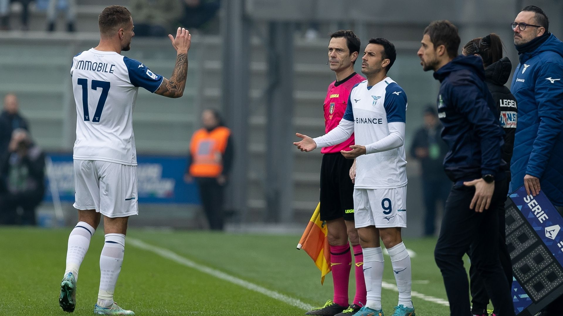 Ciro Immobile injury Sassuolo Lazio 15012023