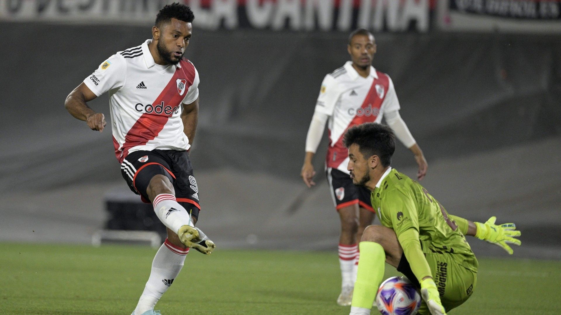 Miguel Borja River Platense Torneo Liga Profesional 12102022