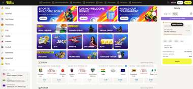 Live Betting Site India Parimatch