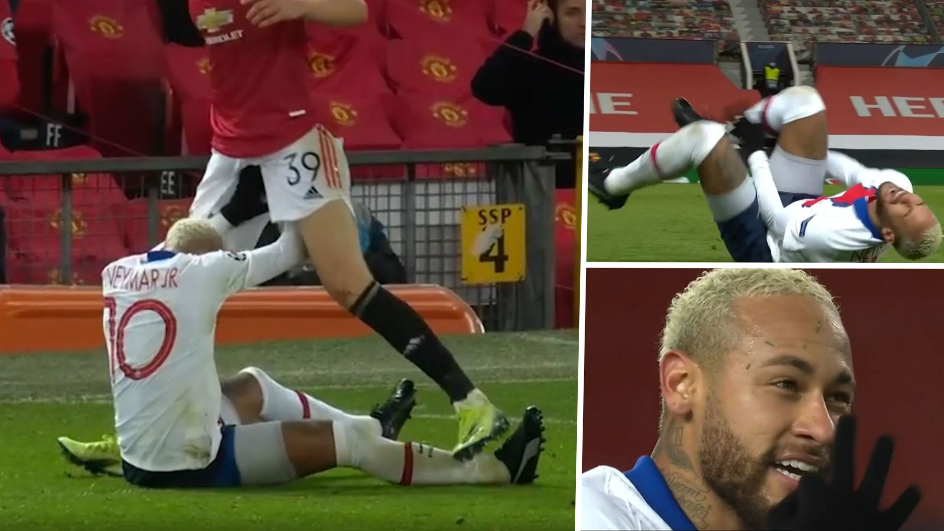 NEYMAR PSG MCTOMINAY MANCHESTER UNITED