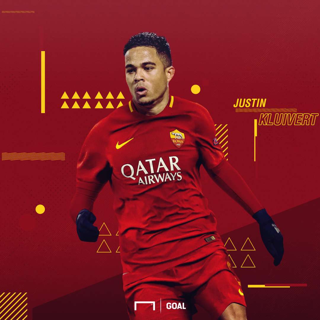 EMBED ONLY Justin Kluivert Roma GFX