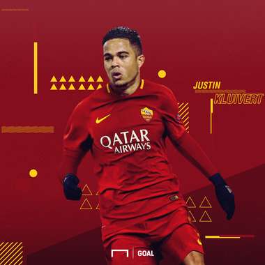 EMBED ONLY Justin Kluivert Roma GFX