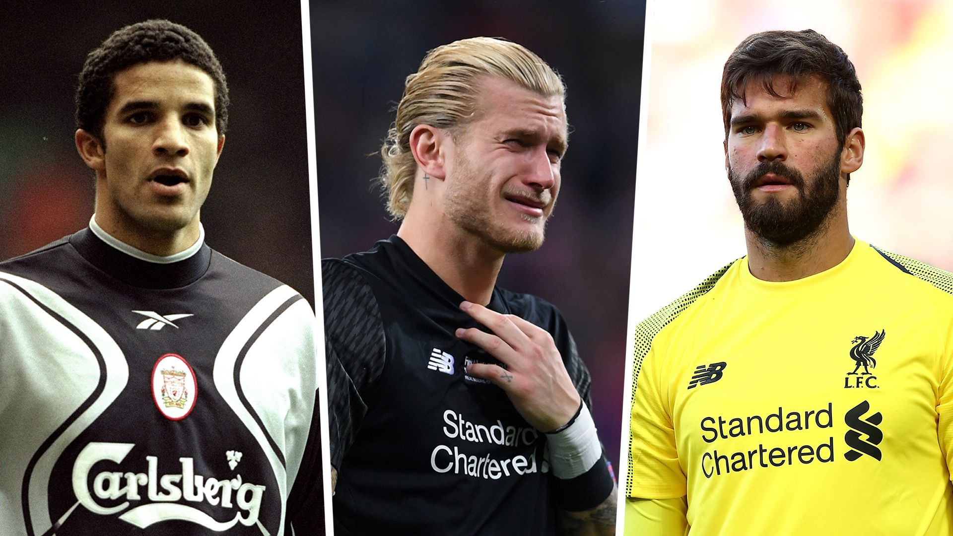 David James, Loris Karius, Alisson Becker, Liverpool