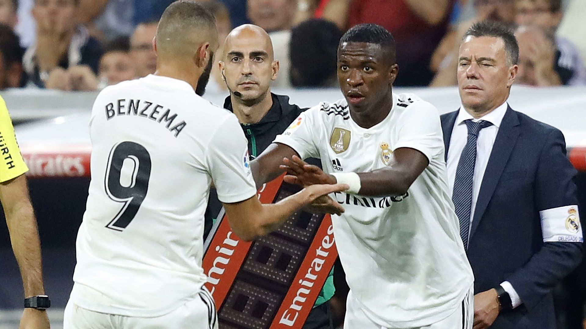 Benzema e Vinícius Júnior Real Madrid