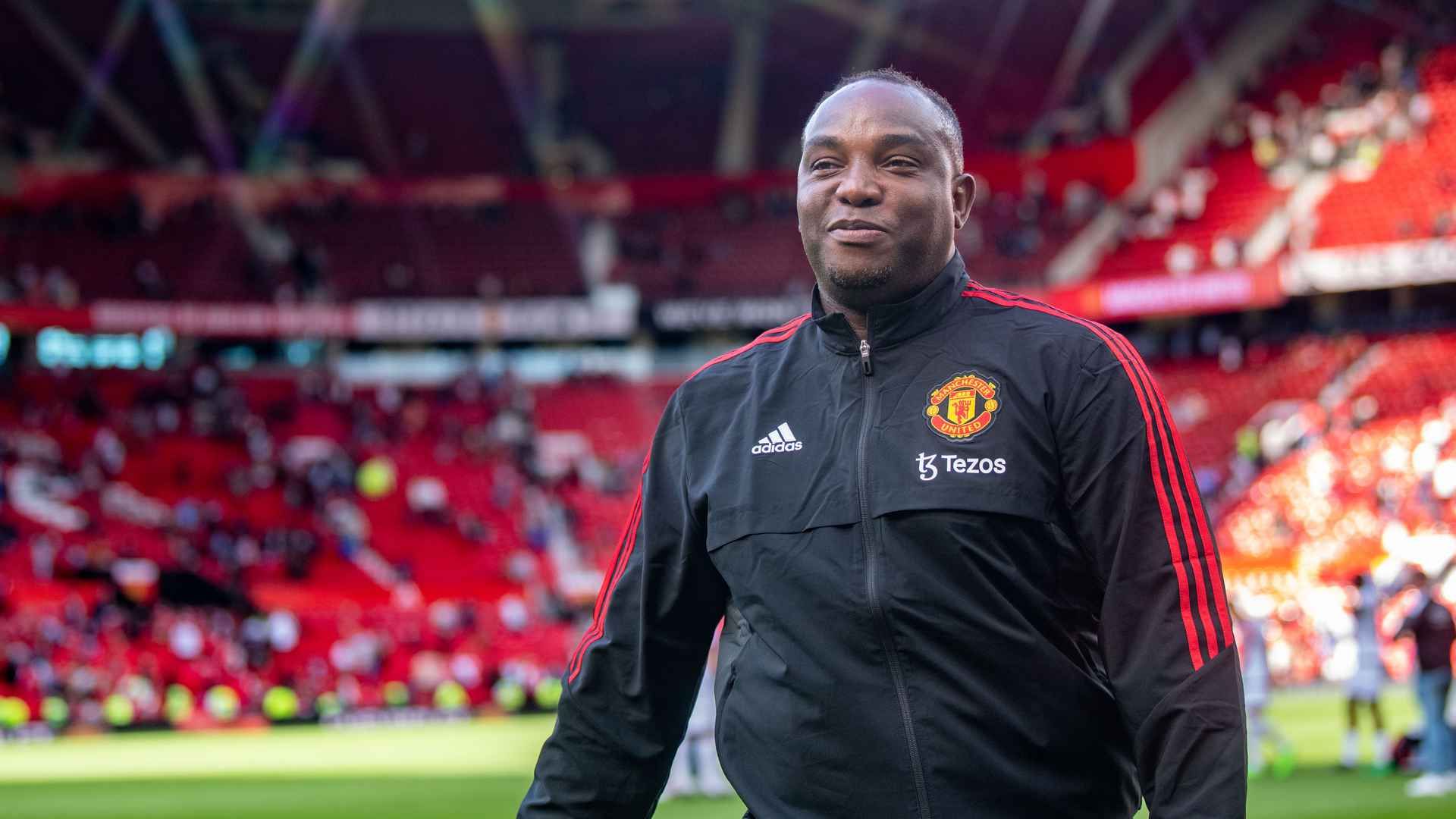 Manchester United coach Benni McCarthy.
