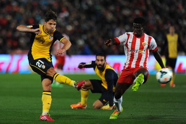 DIEGO RIBAS RAMON AZEEZ ALMERIA ATLETICO MADRID LIGA BBVA 02082014
