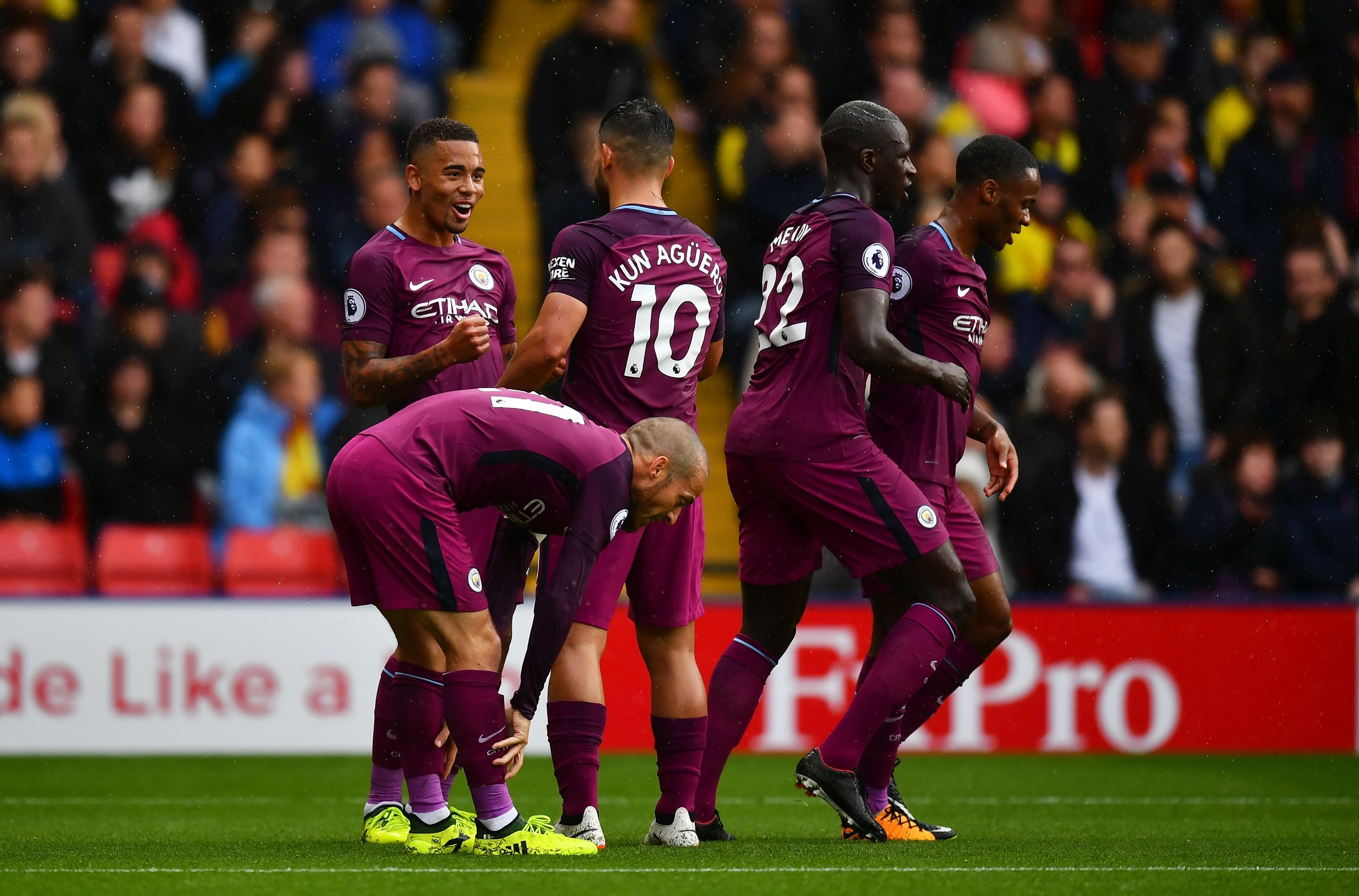 Sergio Aguero Watford Manchester City Premier League