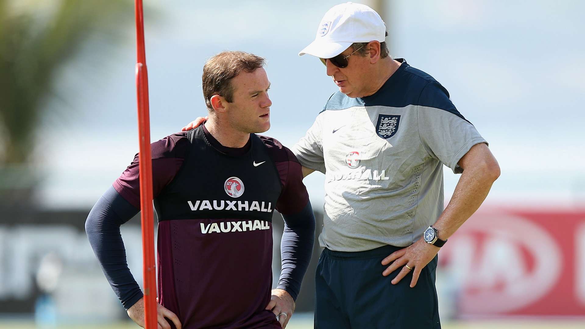 Wayne Rooney & Roy Hodgson | England
