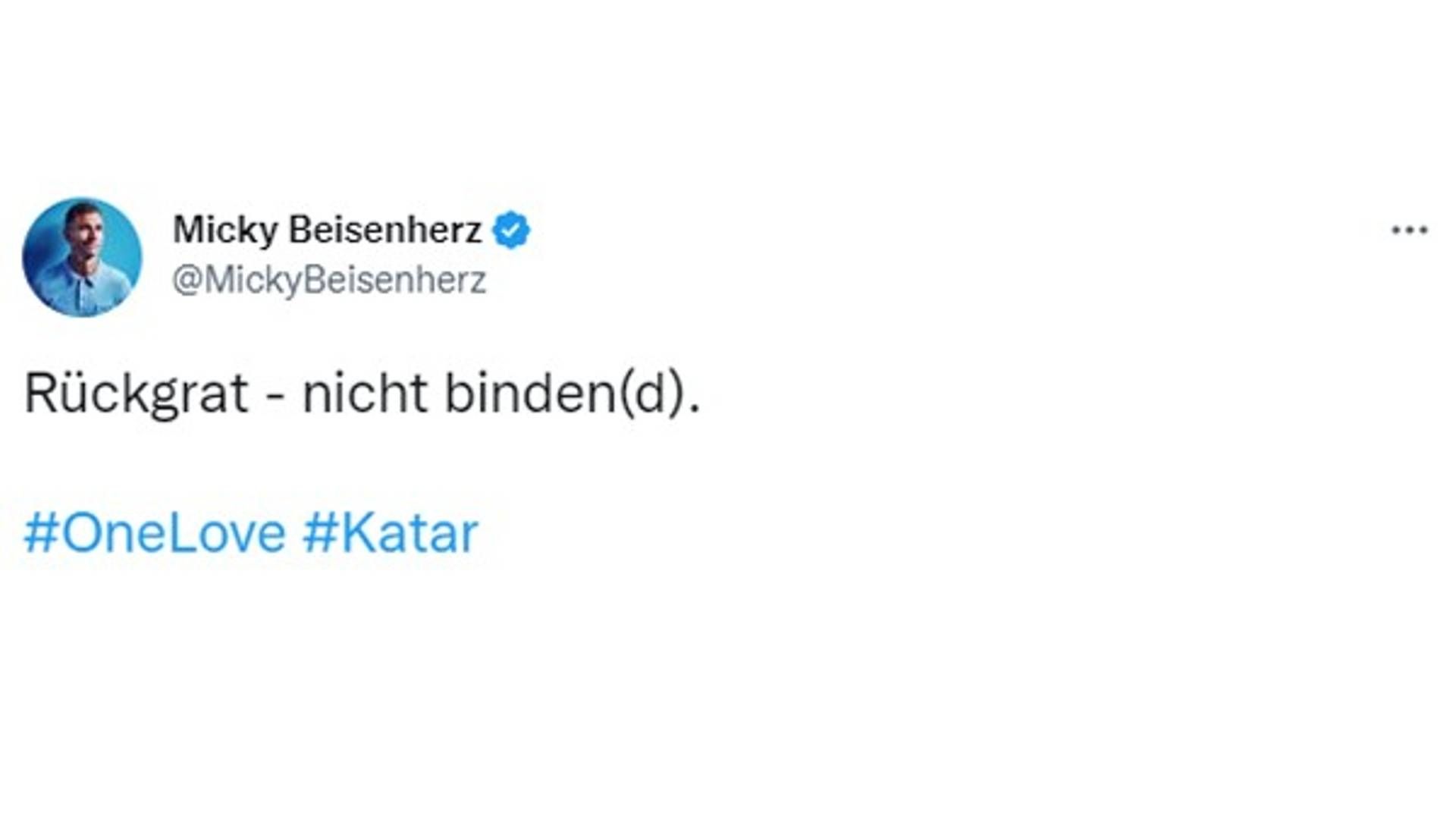 One Love Netzreaktionen