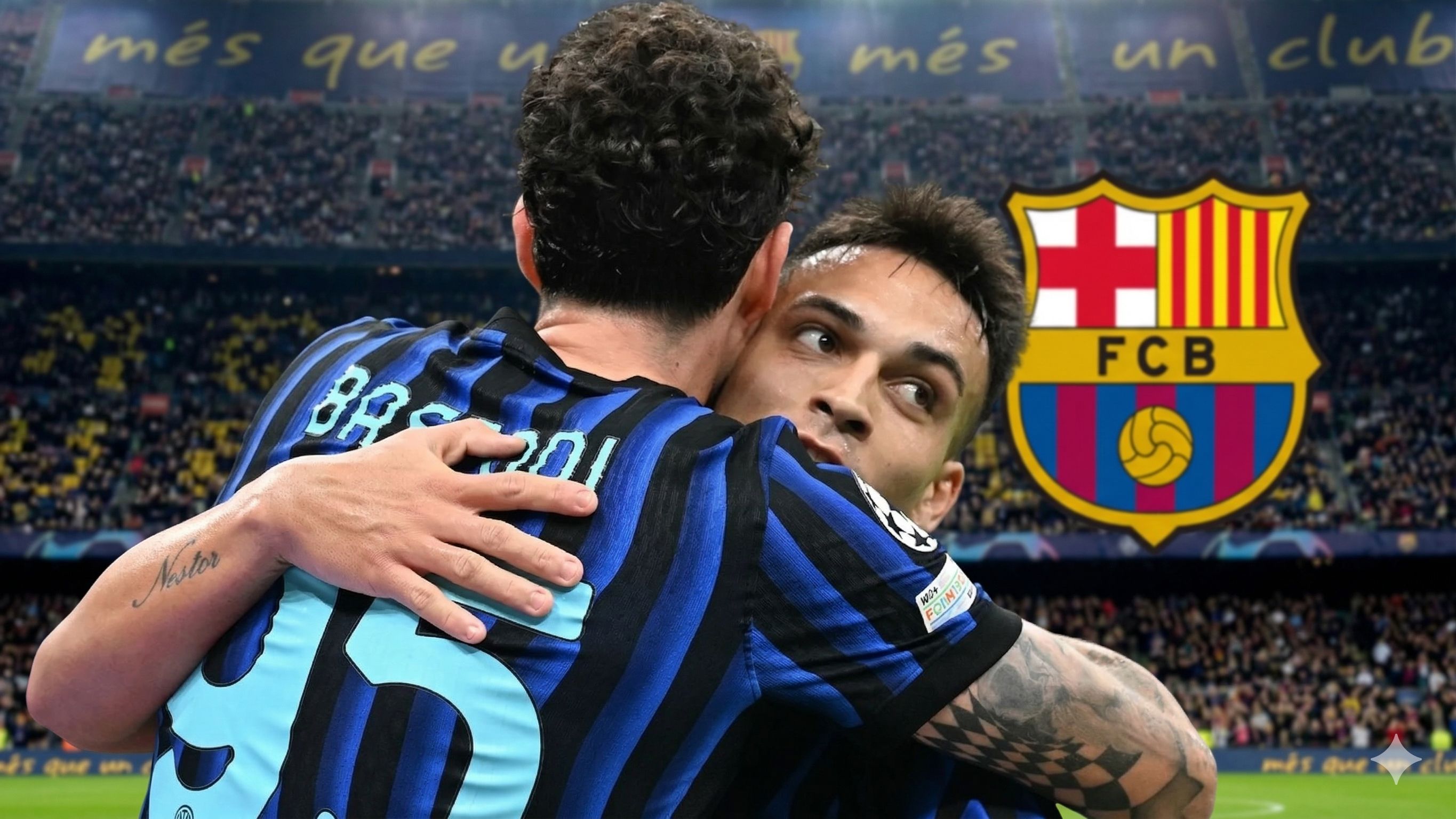 Lautaro Martinez Alessandro Bastoni Gfx (Goal only)