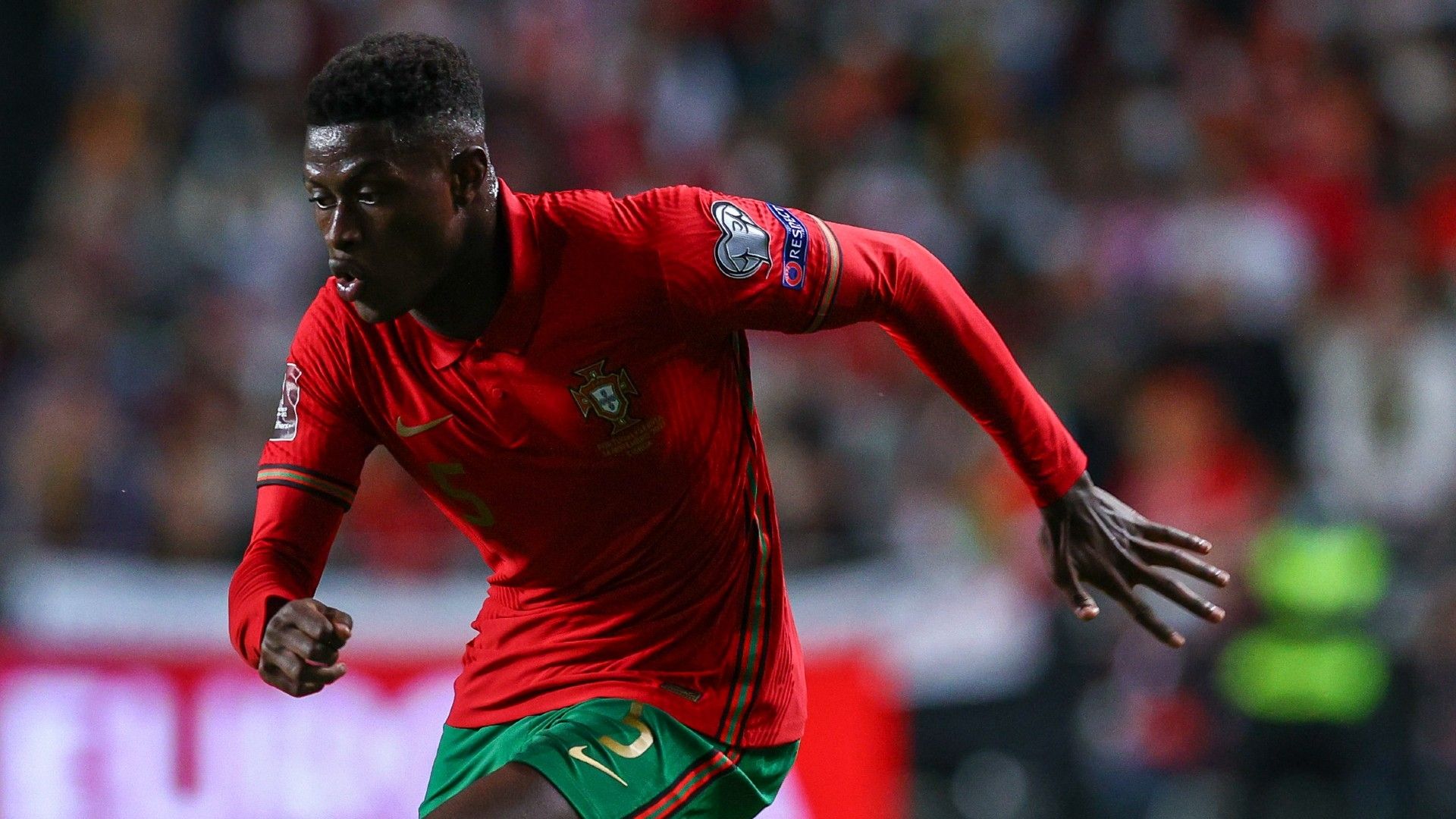 Nuno Mendes of Sporting CP and Portugal