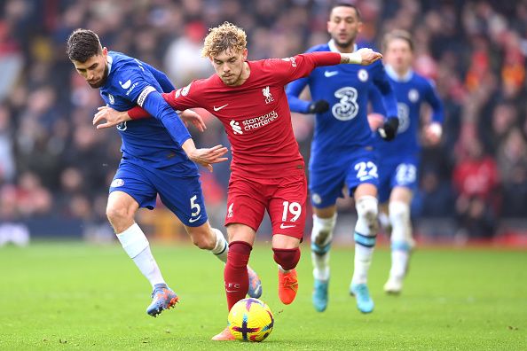 Hakim Ziyech Harvey Elliott Jorginho Liverpool Chelsea