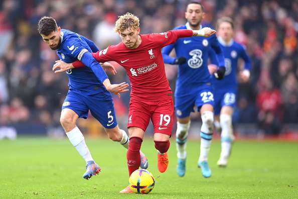 Hakim Ziyech Harvey Elliott Jorginho Liverpool Chelsea