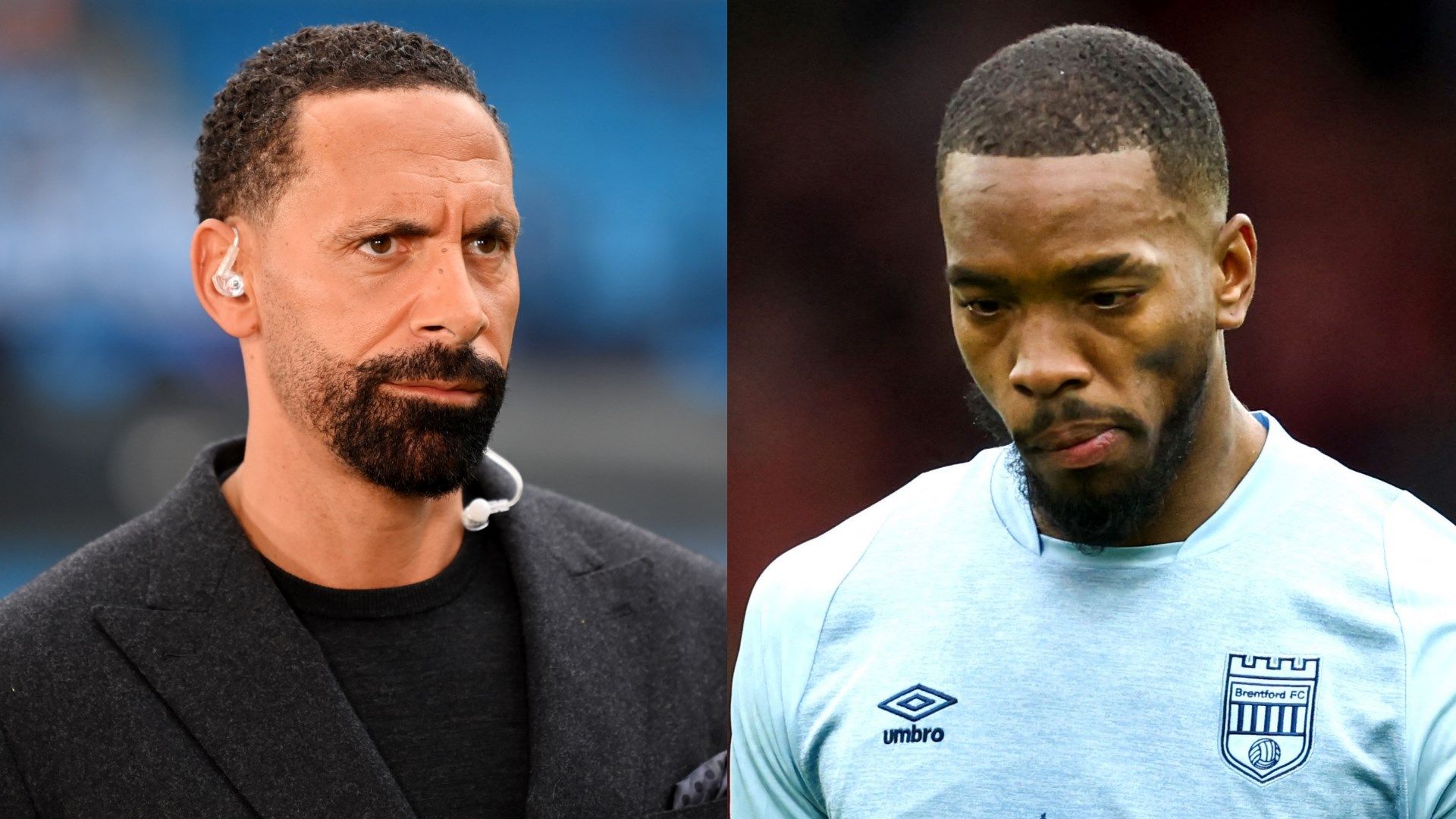 Rio Ferdinand and Ivan Toney