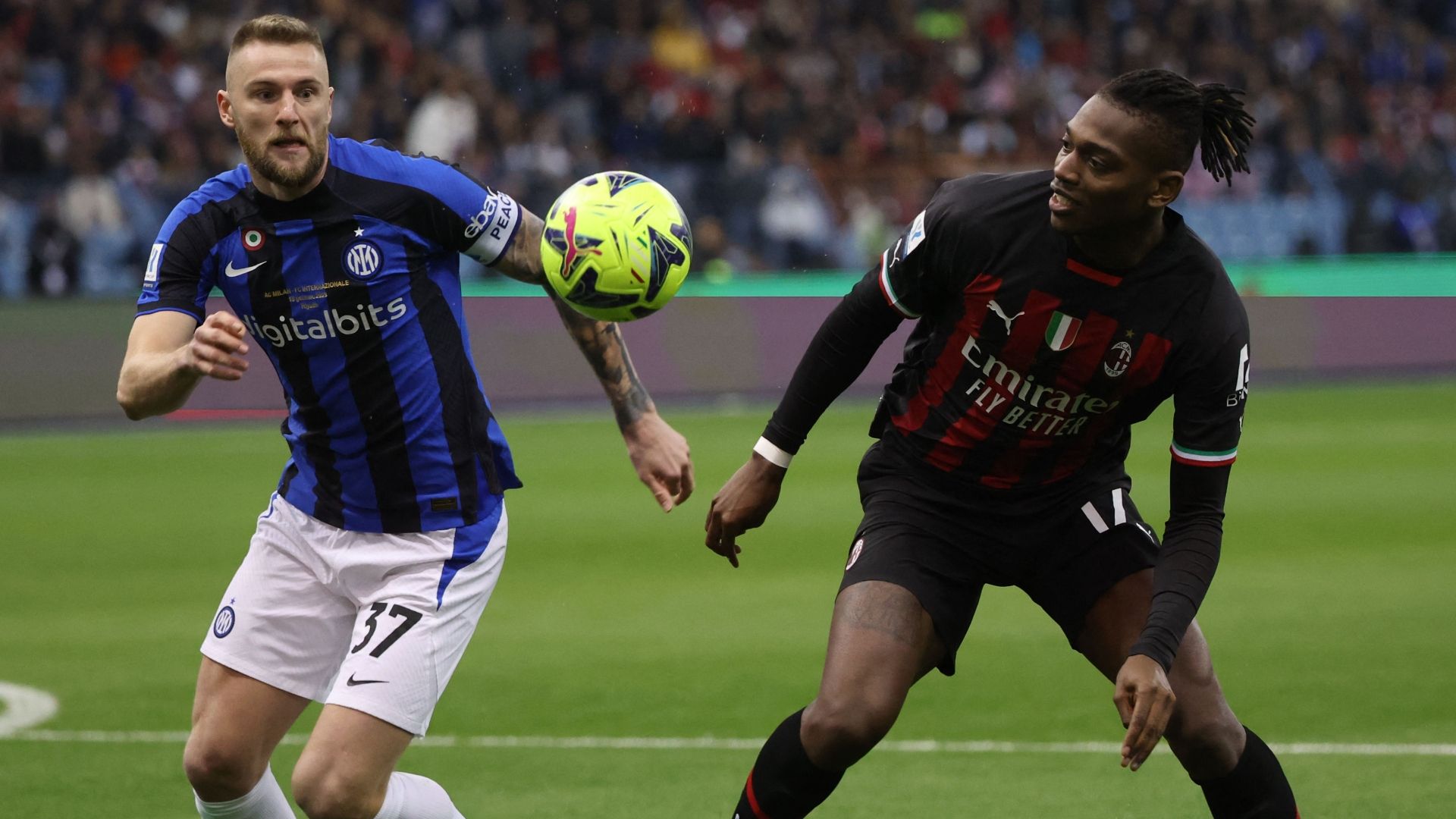 Skriniar Leao Milan Inter Supercoppa