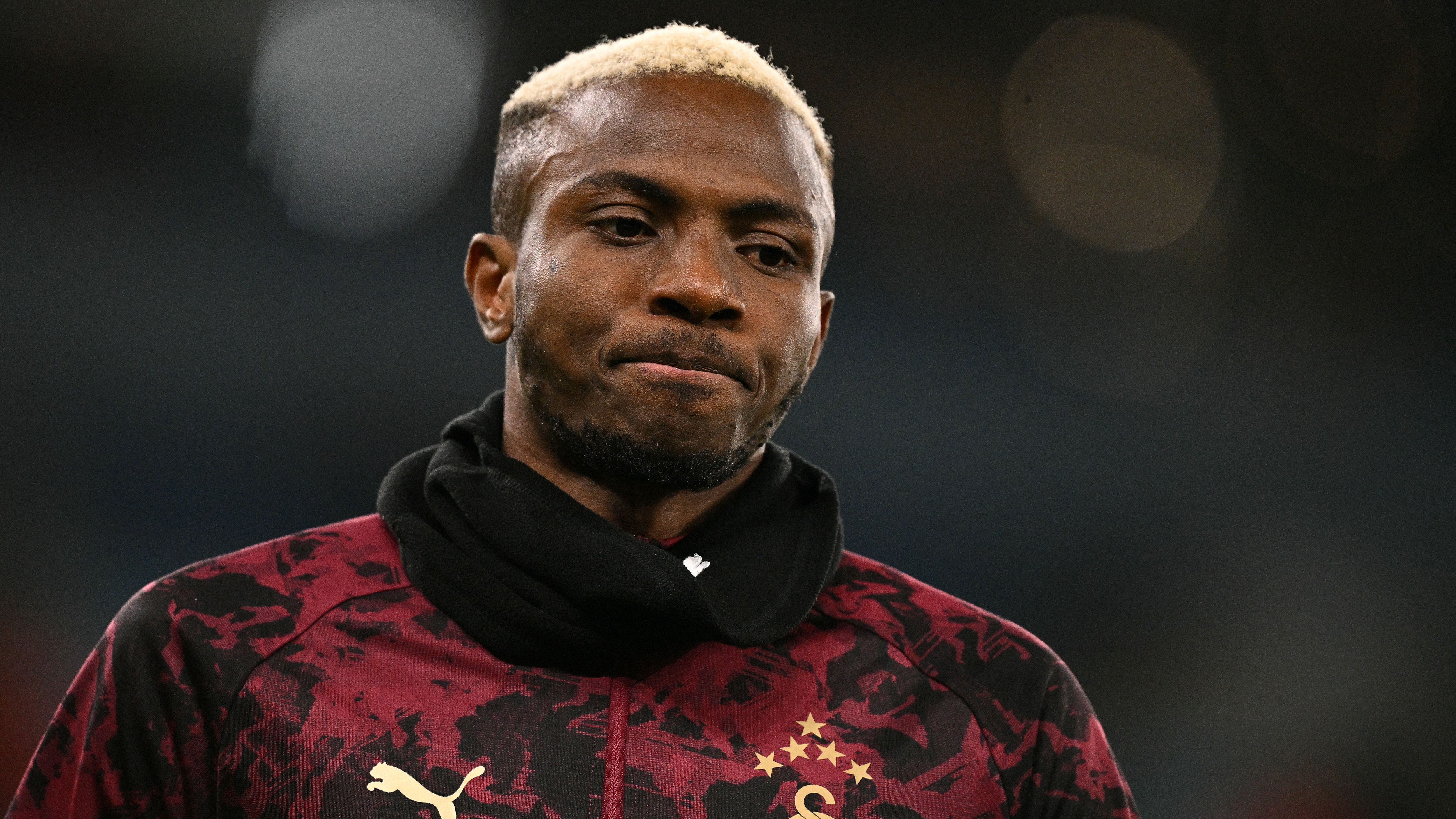 Victor Osimhen Galatasaray v Manchester City