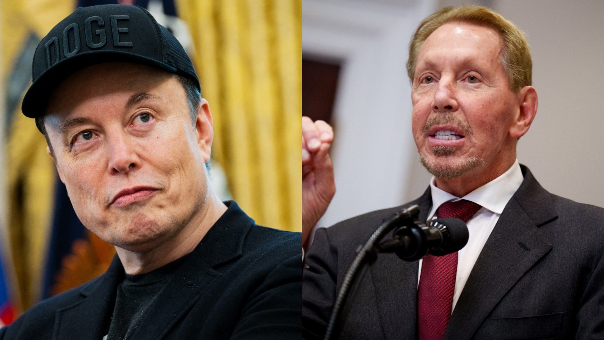 Elon Musk Larry Ellison