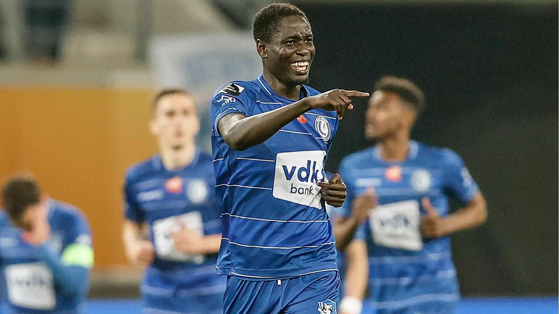 Kenya defender Joseph Okumu of KAA Gent.