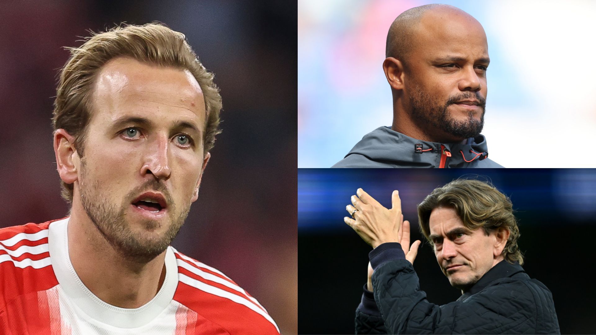 GFX Harry Kane Vincent Kompany Thomas Frank