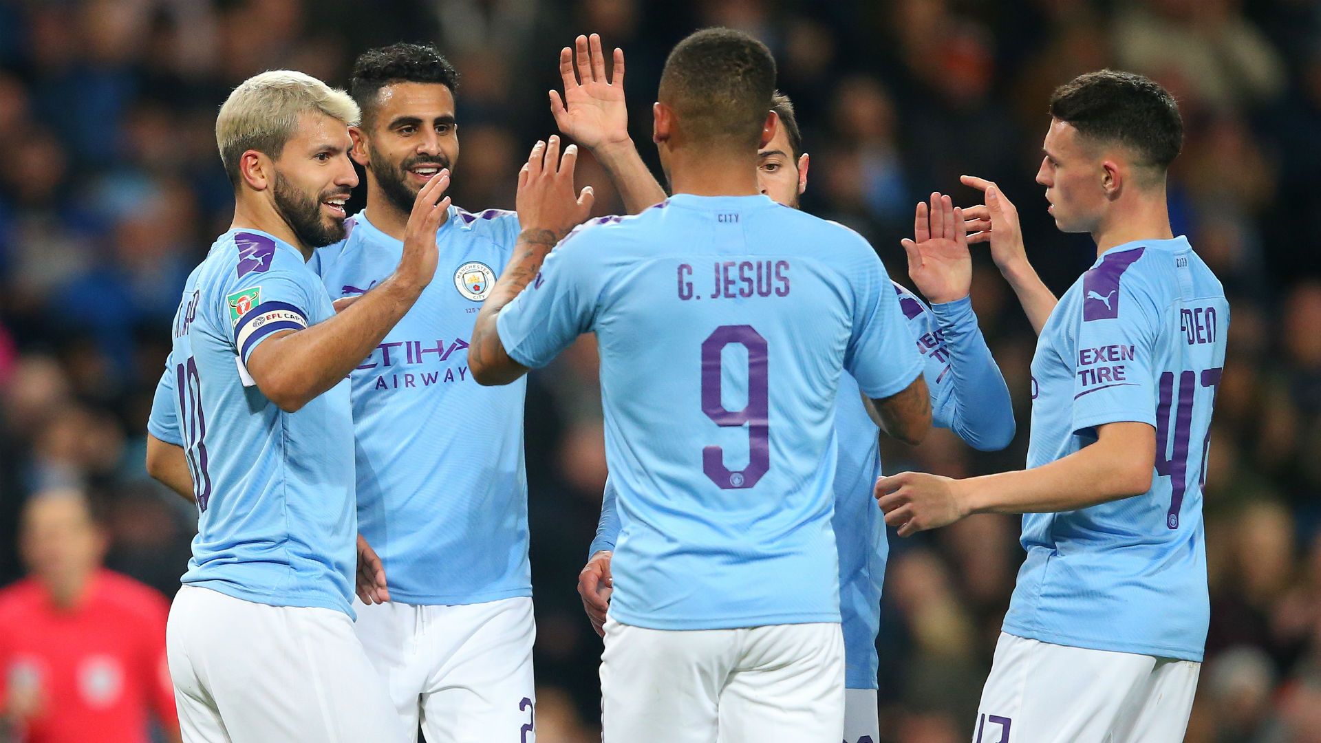 Manchester City v Southampton Goal Celebration 10292019