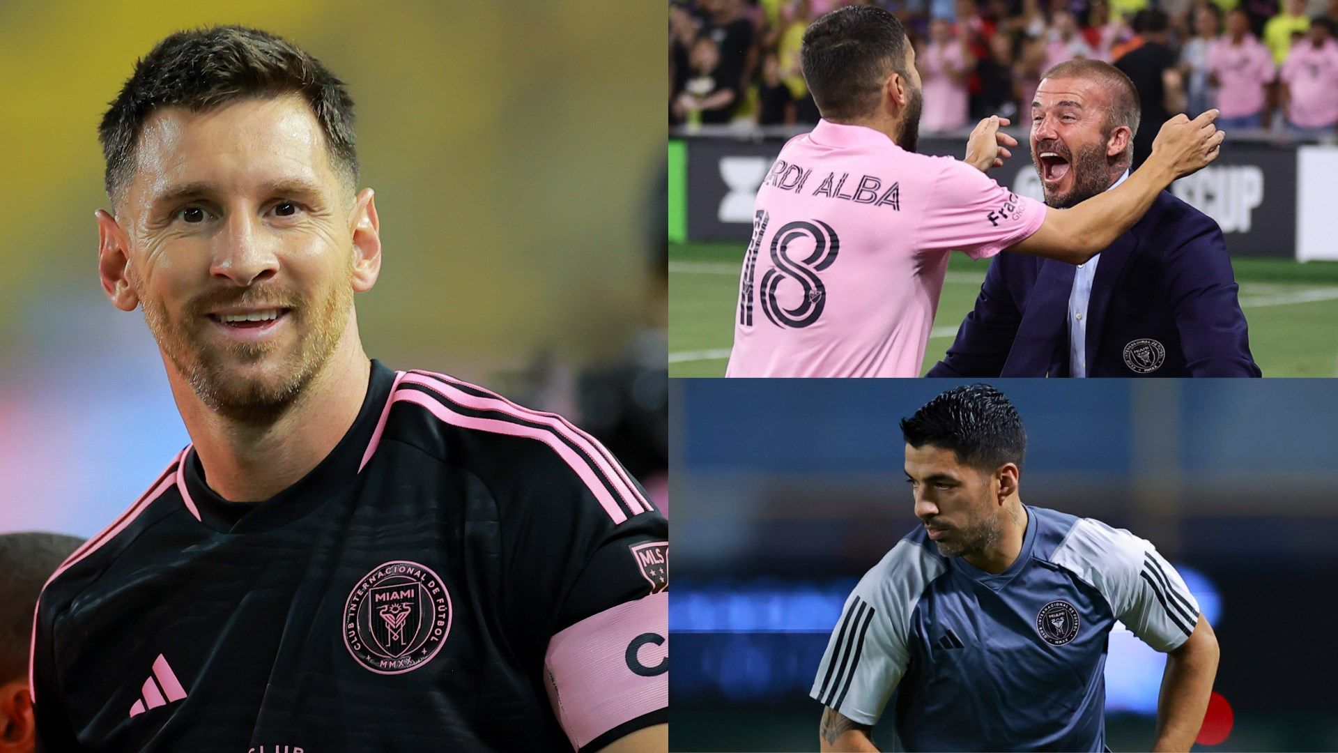 Inter Miami Lionel Messi Jordi Alba David Beckham Luis Suarez