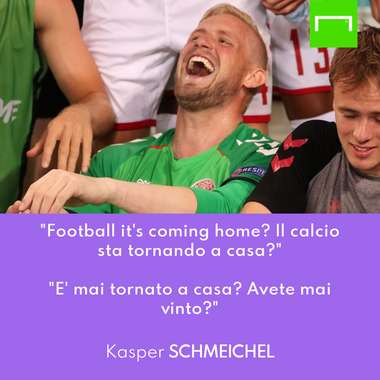 PS Schmeichel Inghilterra