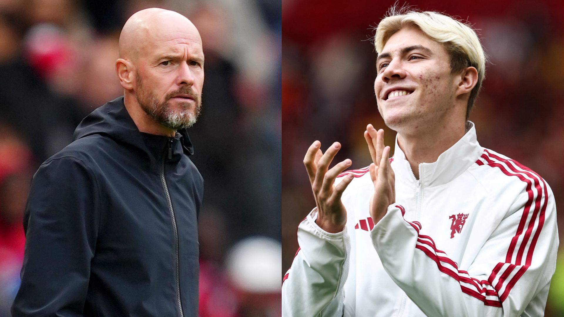 GFX Info Erik ten Hag Rasmus Hojlund 
