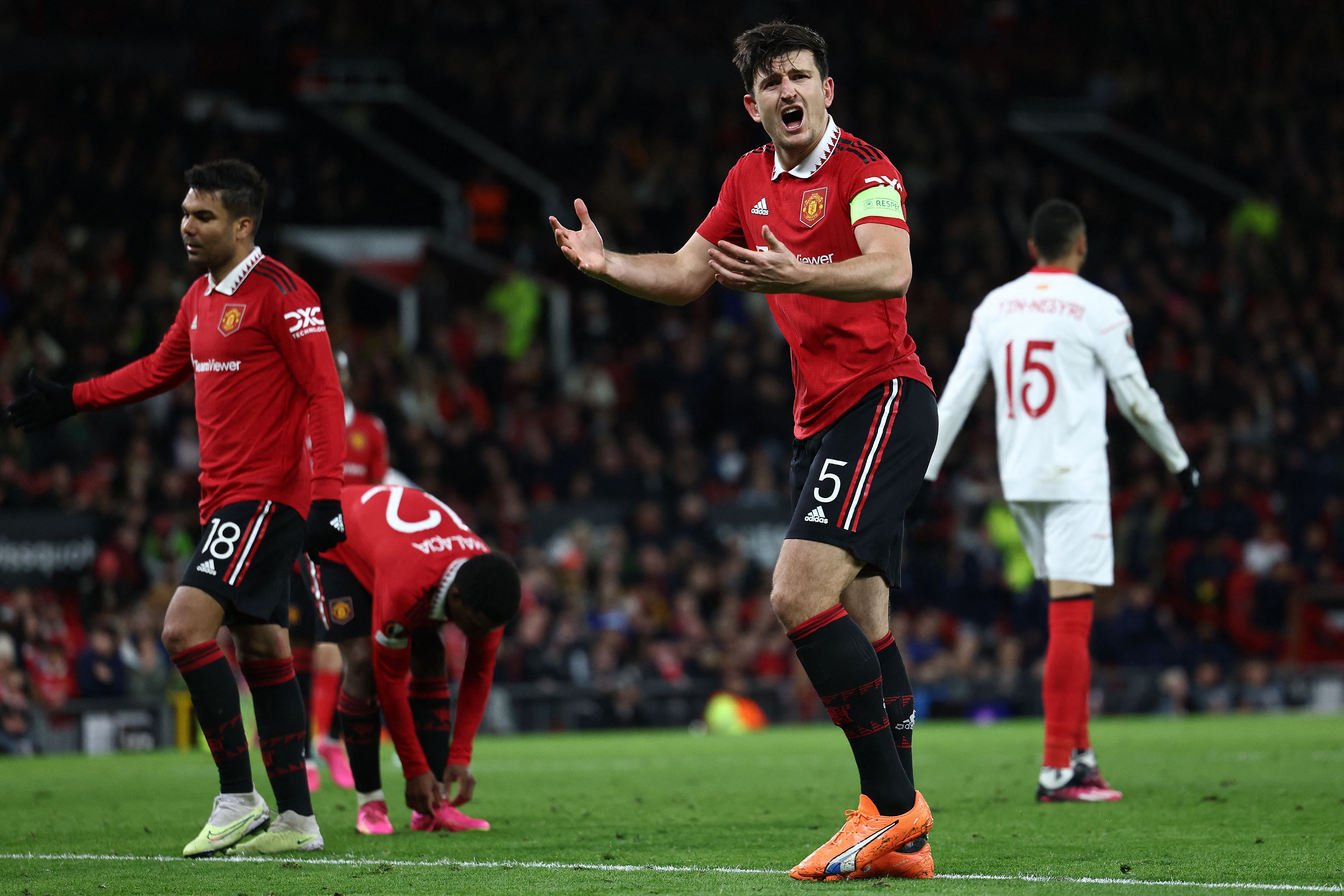 Harry Maguire Manchester United Sevilla Europa League