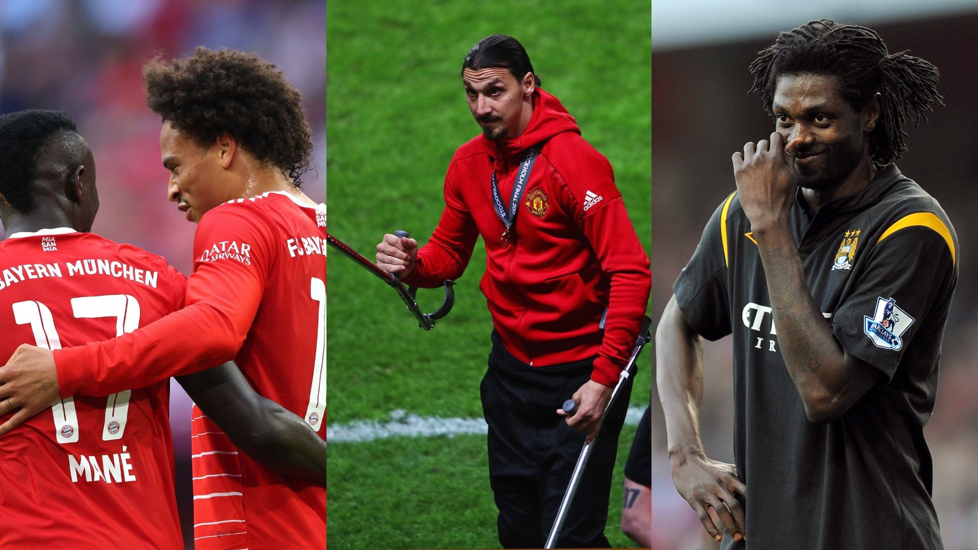 Leroy Sane & Sadio Mane, Zlatan Ibrahimovic, Emmanuel Adebayor FGX