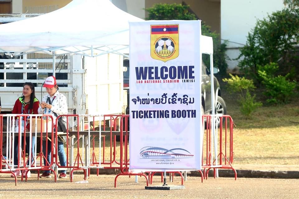 AFF Cup Laos ticket booth
