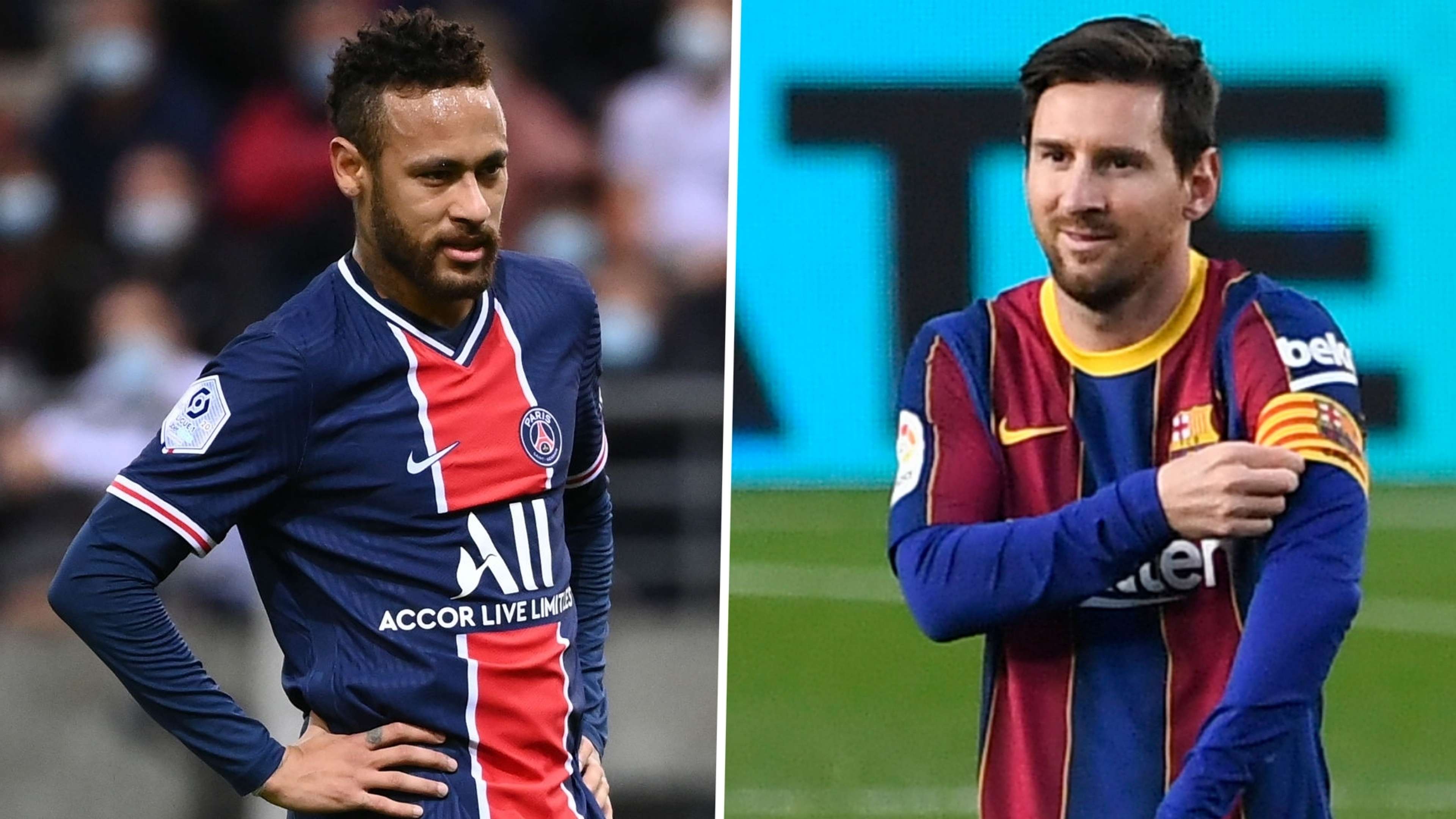 Neymar PSG Lionel Messi Barcelona 2020